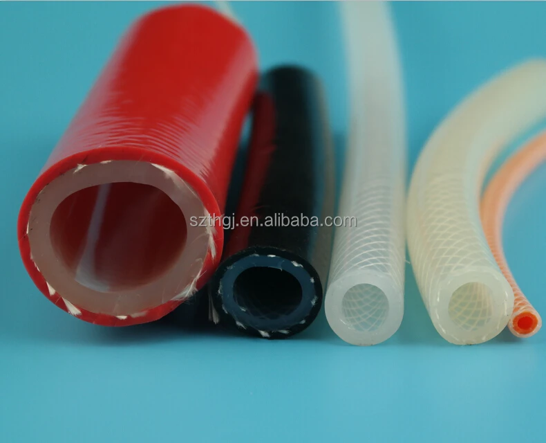 Extruded Fda Approval Braid Reinforced Silicone Rubber Tubing/tube For Coffee Maker Buy