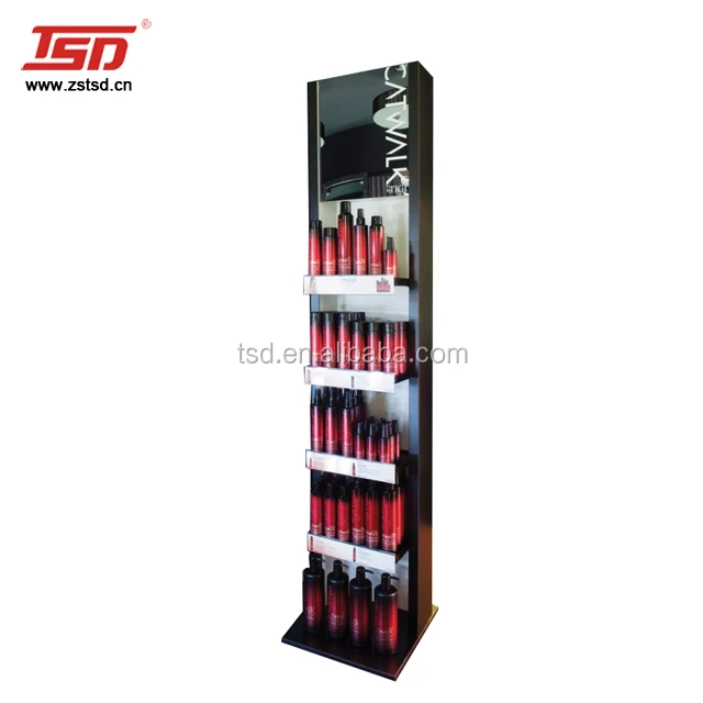 Tsdw121 Custom Floor Hair Product Display Stands,Hair Salon Display