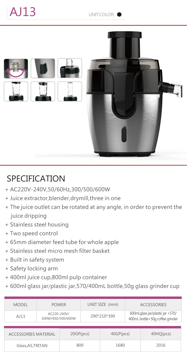 Fashionable Factory Promotion Price Kitchen Living Juice Maker Machine