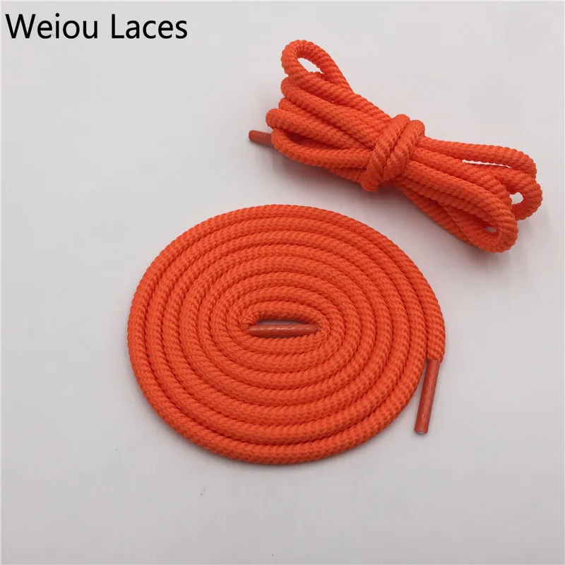 weiou 5毫米聚酯螺旋圆鞋带为户外登山鞋带运动篮球鞋鞋带衣服鞋串