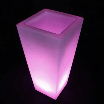 Led Lighting Vase Led Square Pot Led Follower Pot