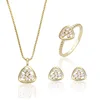63129 Xuping fine jewelry set, women lead and nickel safe alloy fashion jewelry sets