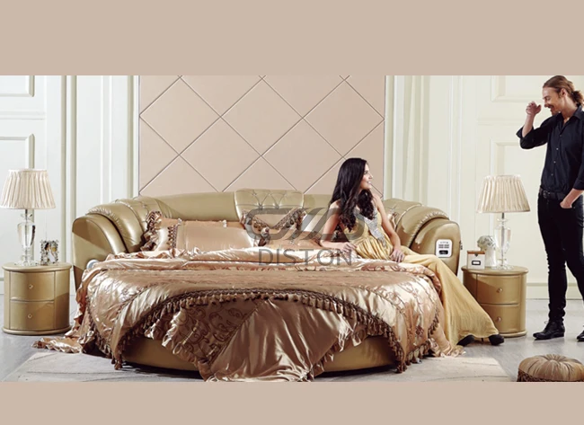 Modern Big Luxury Designs Romantic Couples Choice Round Bed With