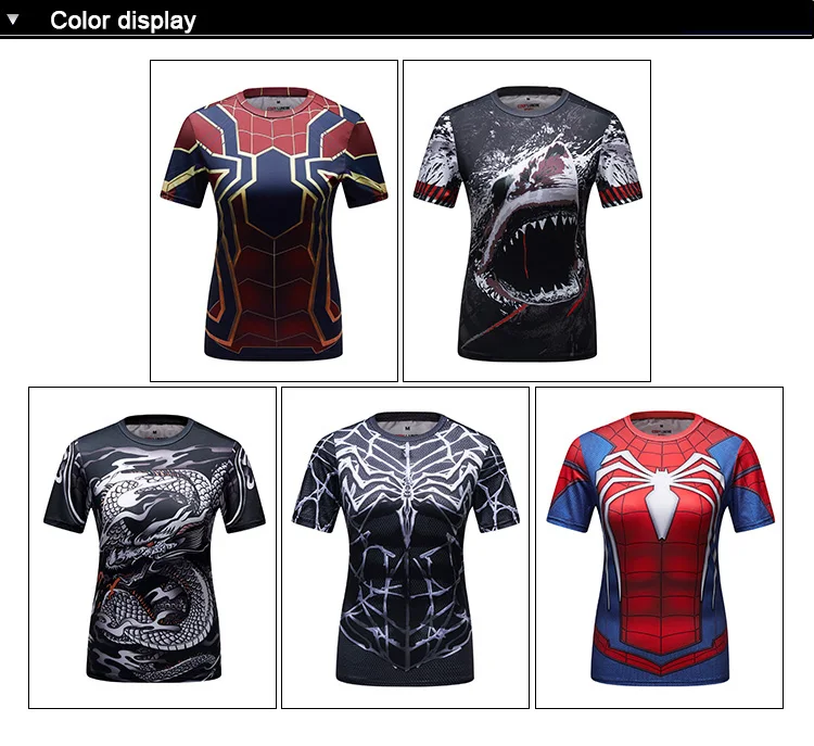 Camiseta Con Estampado 3d Para Mujer,Disfraz De Superhéroe,Spiderman,Sublimada  - Buy T Camisa,Sublimado Camisa,3d T Camisa Product on 