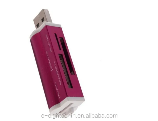 2021 Hot Sd/tf M2 Mmc Ms All In One Usb 2.0 Mini Multi In One Memory