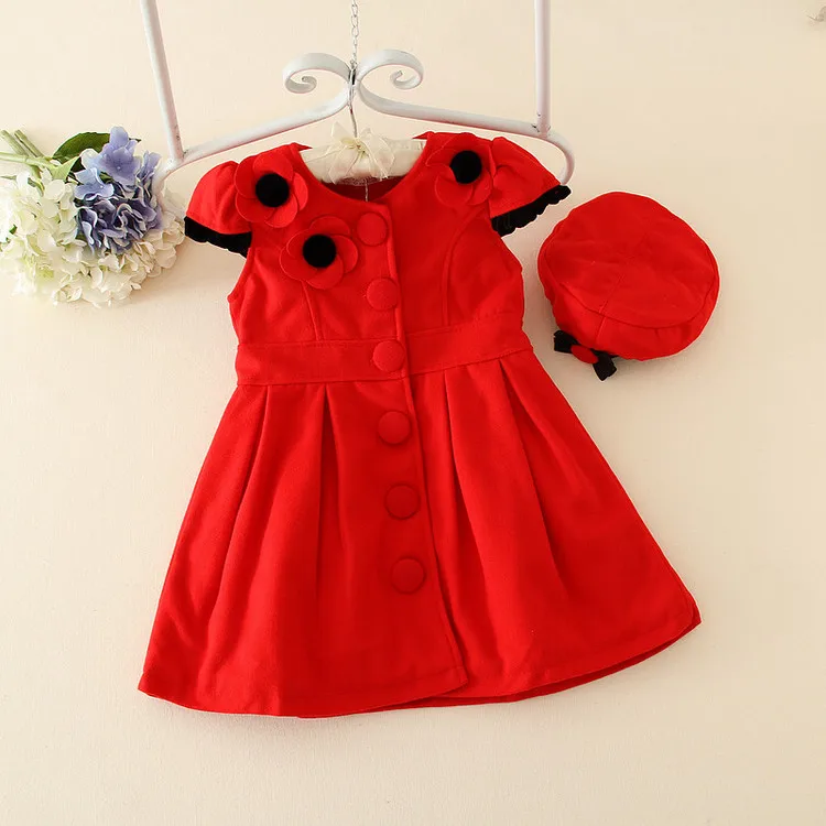 baby girl dress with hat