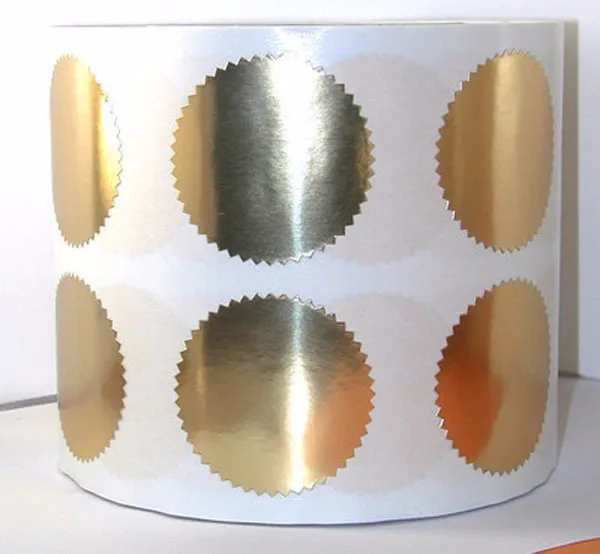 Custom hologram sticker 3D with certificate