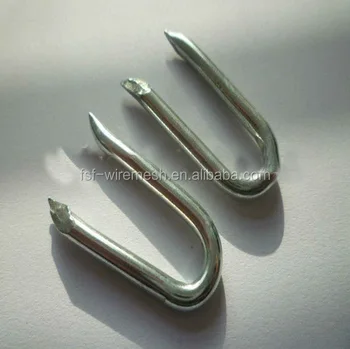 Barbed U Shape Nails Square Bottom Shaped Nail Iso9001 Barbed U Shape Nails Square Bottom Shaped Nail Iso9001
