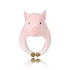 new arrival cute resin animal open plastic ring