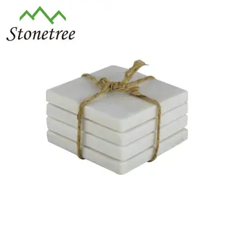 White Marble Stone Tablemats Placemats Coaster Set Buy Stone