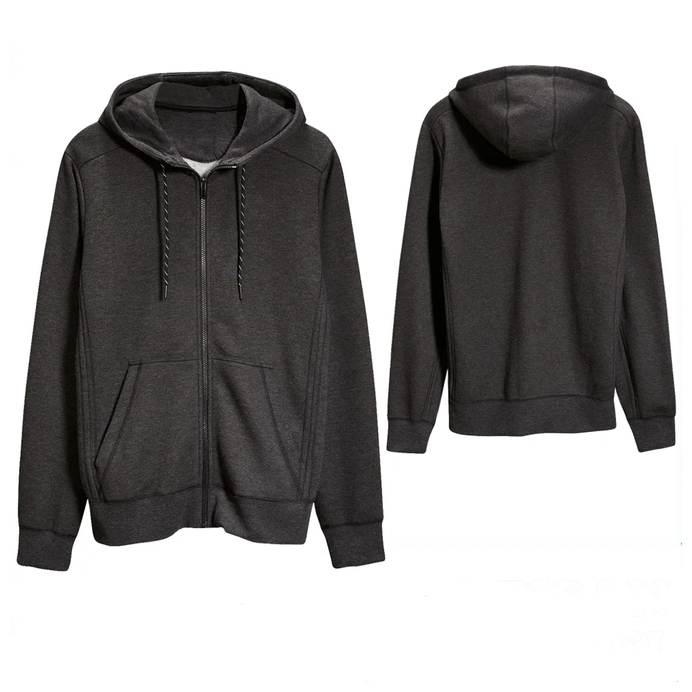 thick black pullover hoodie