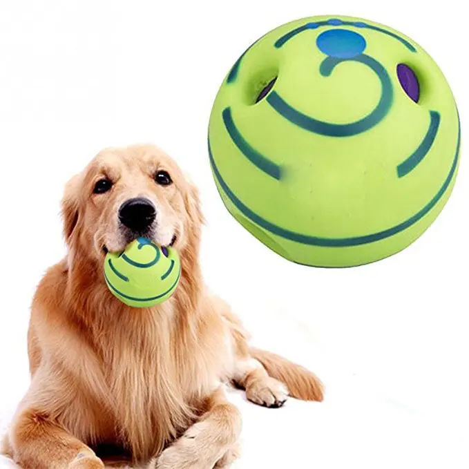 wiggle wobble dog ball