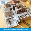 Glass acrylic interior design model making for unit floor plan