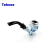 Tobacco Stem Pipe Fashion Design Pattern Blue And White Porcelain Smoking Pipe