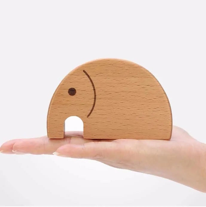 wooden elephant toy