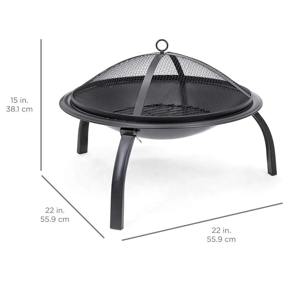 21 Inch Fire Pit Folding Brazier Black Charcoal Outdoor Fire Pit Buy