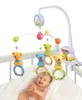 wind-up musical mobile with light for baby crib/ baby toys bed bell/rolling bell with music
