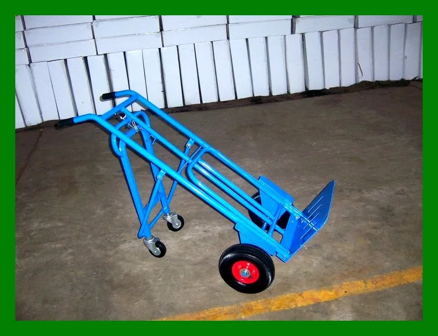 Multi function four wheel hand trolley for warehouse hand truck TH1824