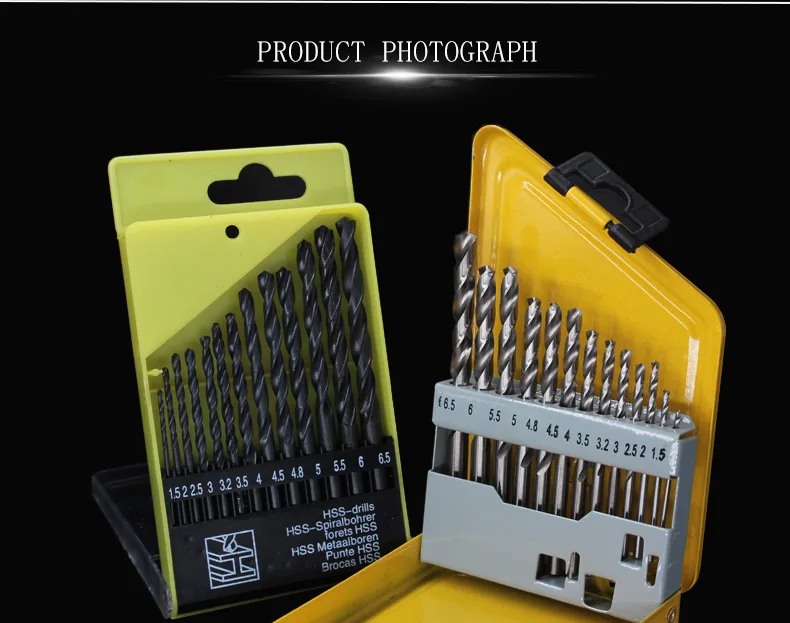 Cobalt Drill Bits High Speed Steel Impact Tough Titanium General