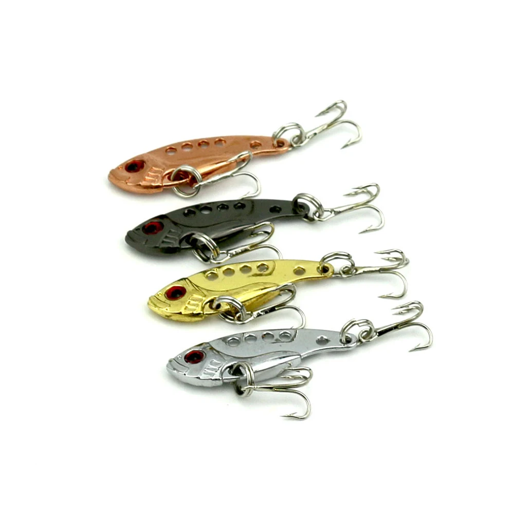 2017 Hot Sale Metal Fishing Lure Vib 4 Colors Options Fishing Tackle