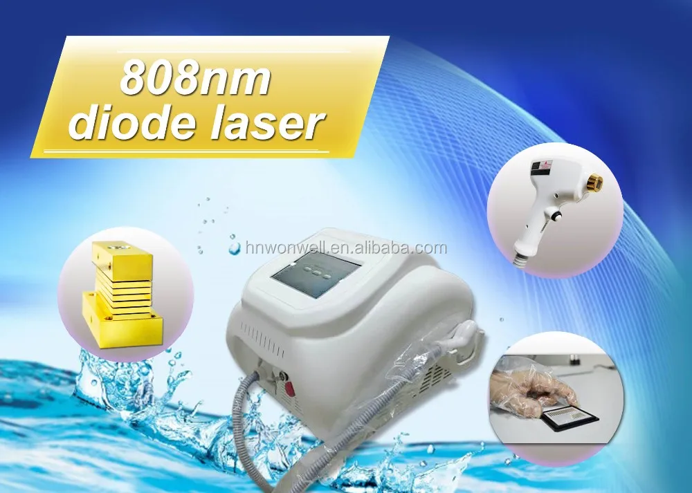 Protable clinic use 808nm laser hair removal machines