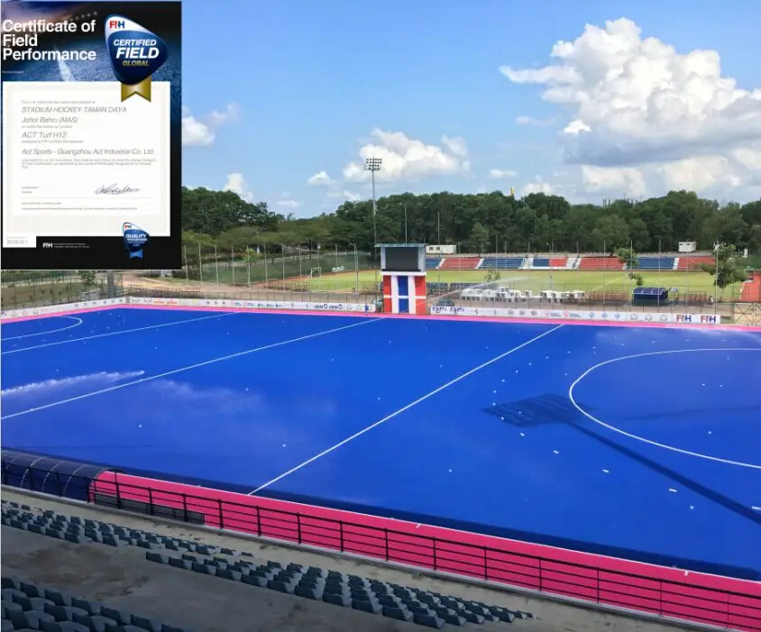 H12 High Density Fih Certificated Hockey Grass Cesped Sintetico For