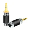 RASANTEK Electroplated bright chrome shell audio 3.5mm phone jack