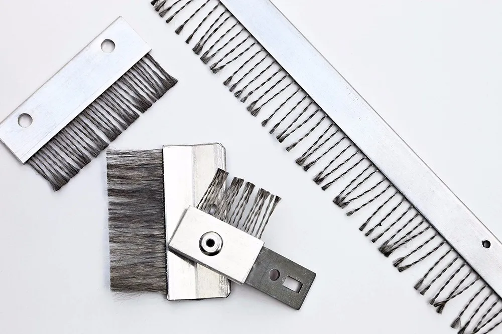 Anti Static Esd Electrostatic Cleaning Strip Brush For Printing Use