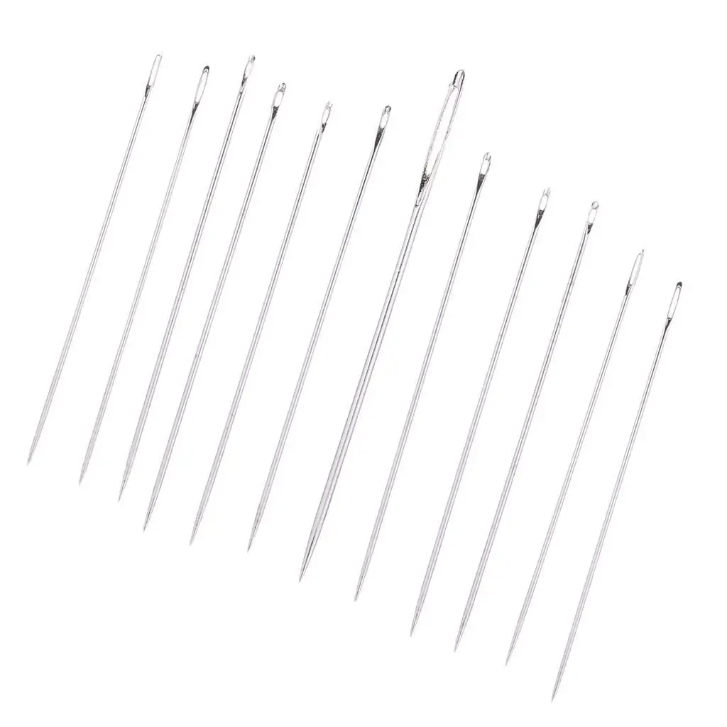 100pcs Hand Sewing Yarn Darning Tapestry Plastic Sewing Needles,Doober Lacing Needles Children Kids Weave Education Sewing Knitting Cross Stitch Knit Needles
