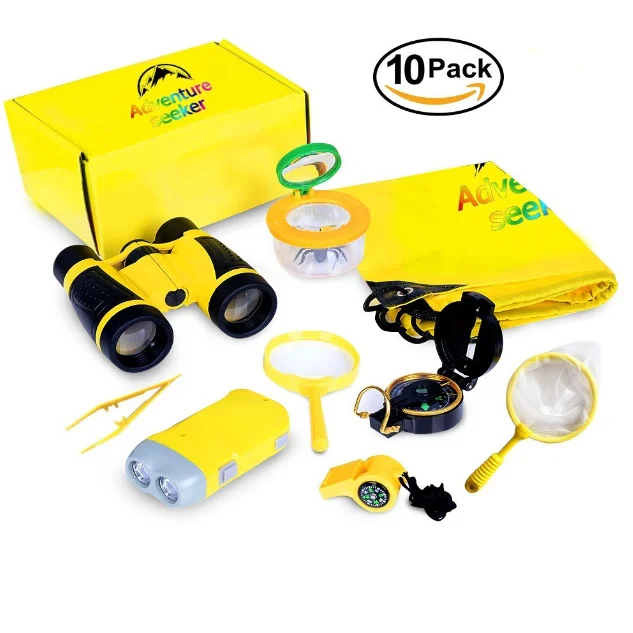 Adventure Kids 9 Pcs Outdoor Exploration Kit,Educational Children's