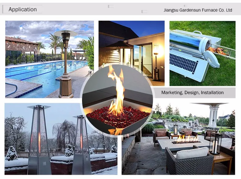 Gardensun cheap price stacked stone outdoor fire pit Outdoor Actitivites