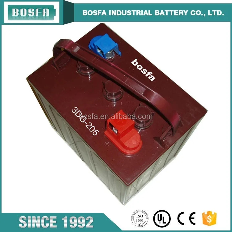 Lead Acid Flooded 6 Volt 6v 205ah Golf Cart Rechargeable Batteries For