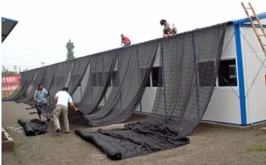 Round Flat Sun 350gsm Agriculture Shade Net Customized Sizes