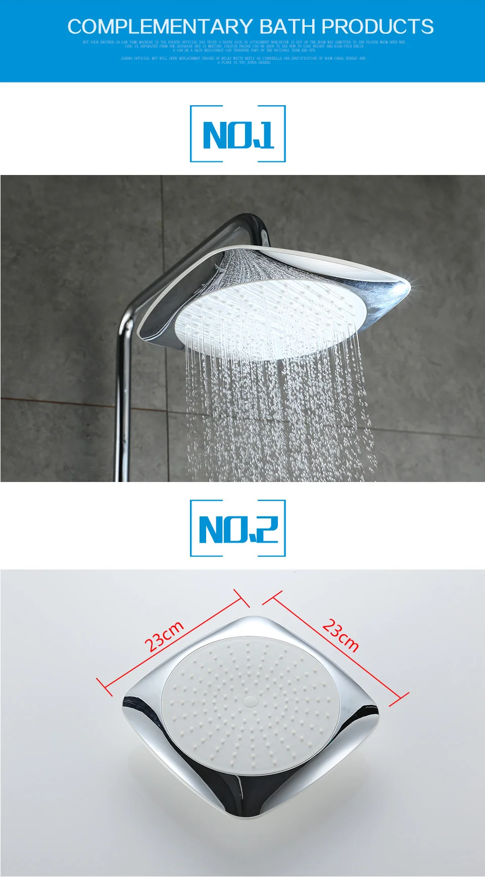 GAPPO 1SET Top Quality bath shower faucets set mixer rainfall head G2448