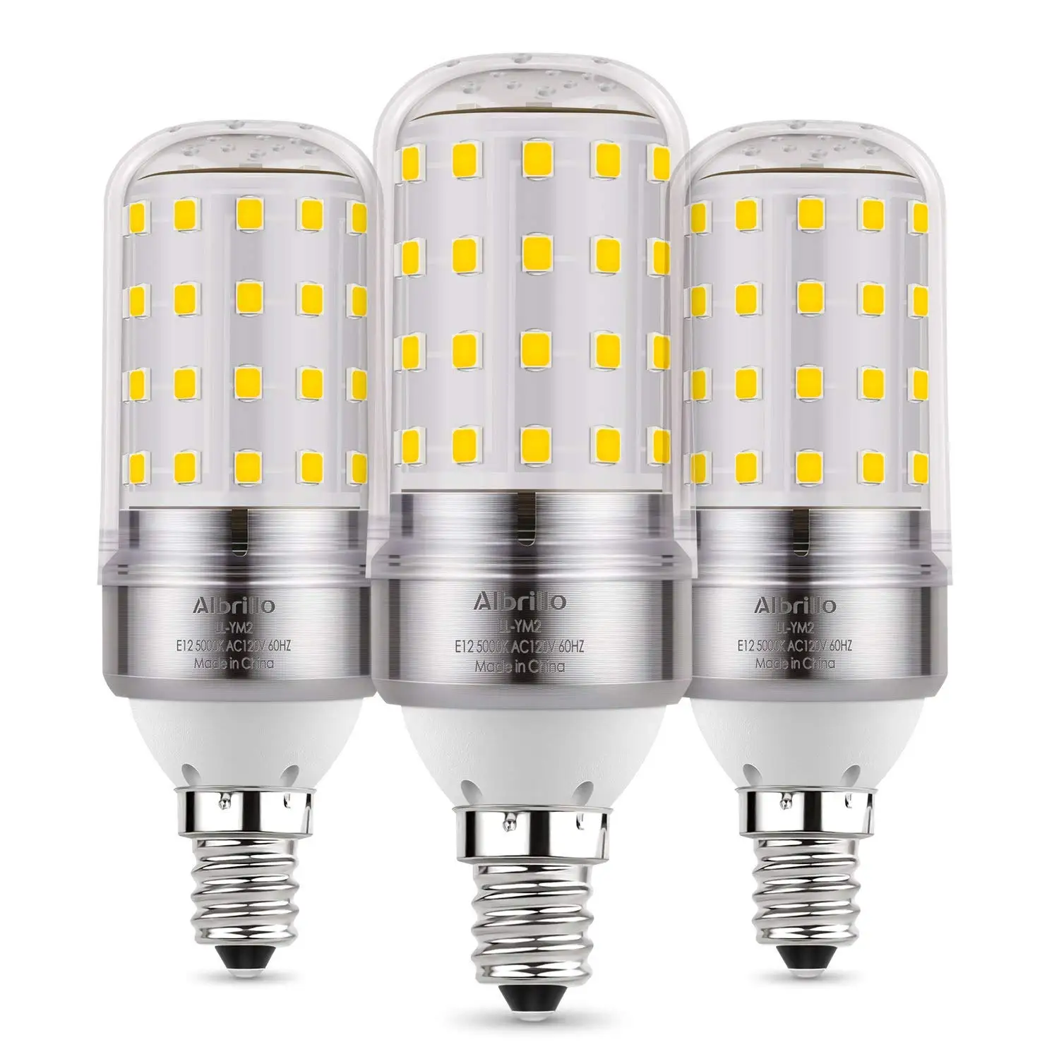 Light Bulb Base Size Find Deals On Line Get Quotations Albrillo E12 Led Bulb Candelabra Bulbs 100 Watt Equivalent Daylight White 5000k Candle