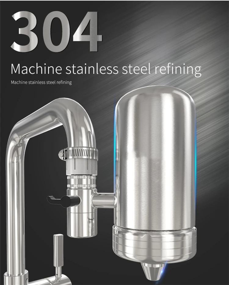 Direct Drinking Water Faucet Filter Activated Carbon Household Stainless Steel UF Element Factory Price Direct Drinking