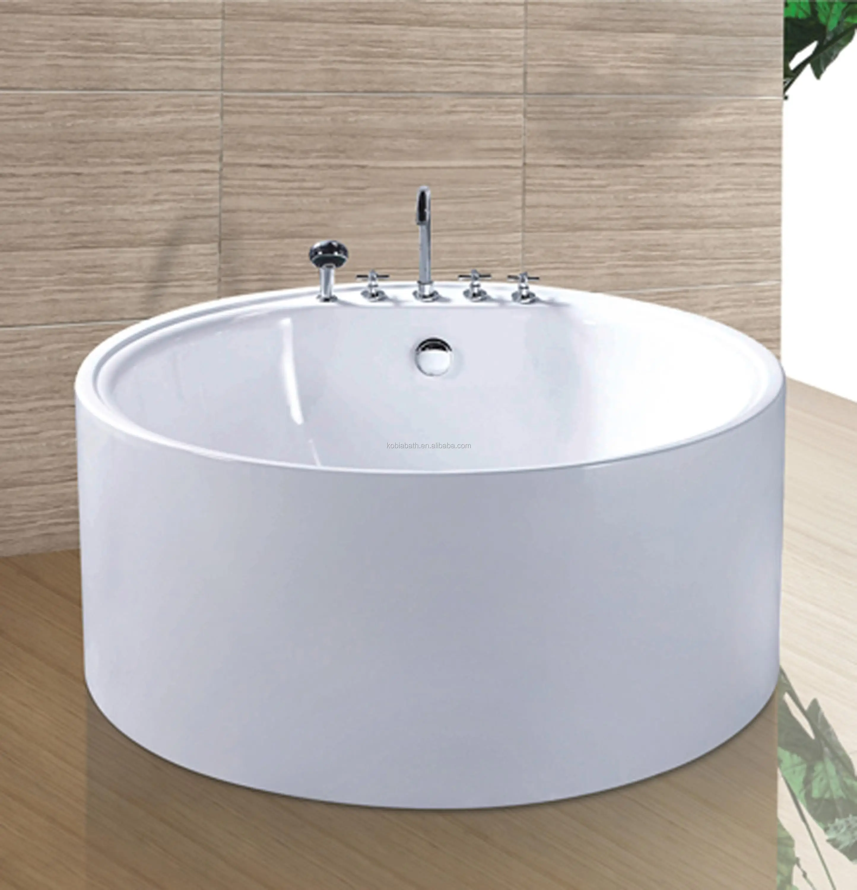 Chinese Supplier Small Round Acrylic Bathtub Portable Bathtub For