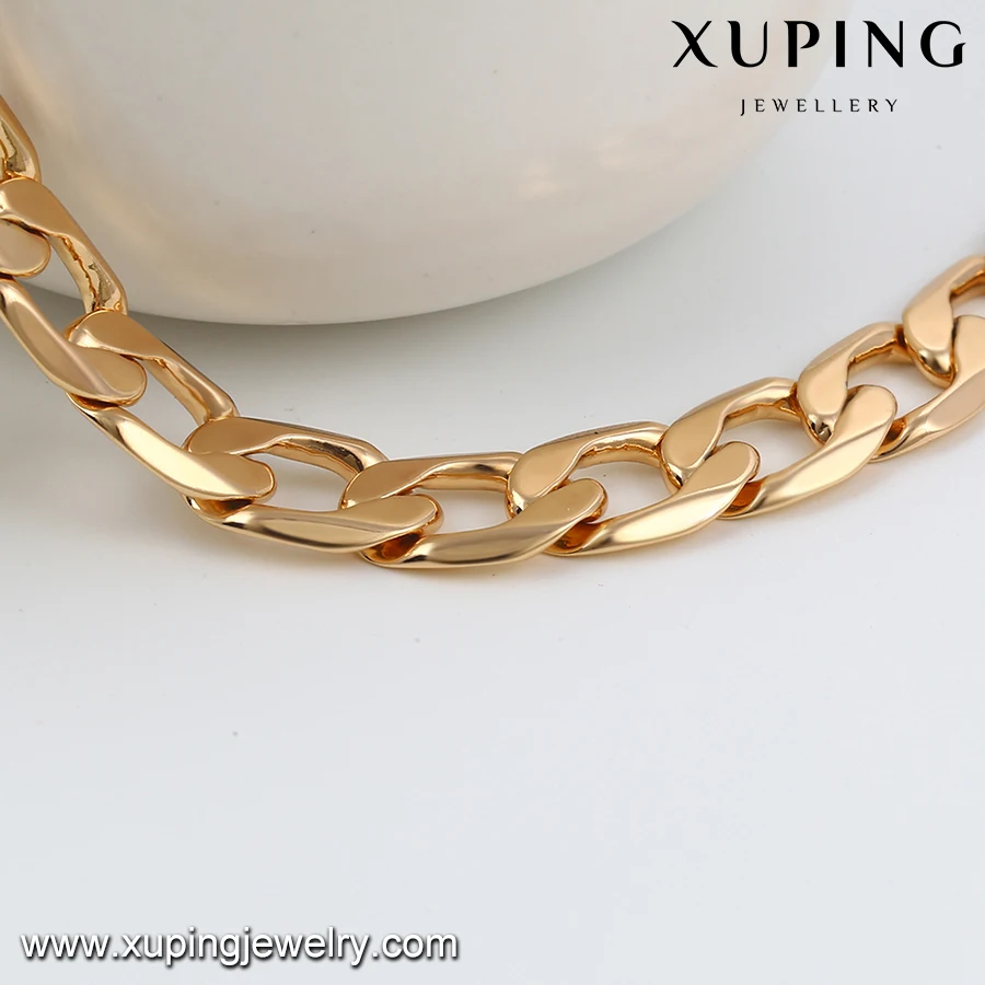 74739 Xuping China Jewelry Wholesale Simple Silk Thread Gold Chains ...