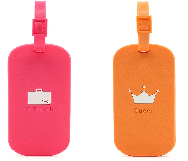 Personalized Waterproof Silicone Luggage Tag Suitcase Rubber Luggage