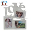 Special design multi family love home decoration white wooden picture photo frame