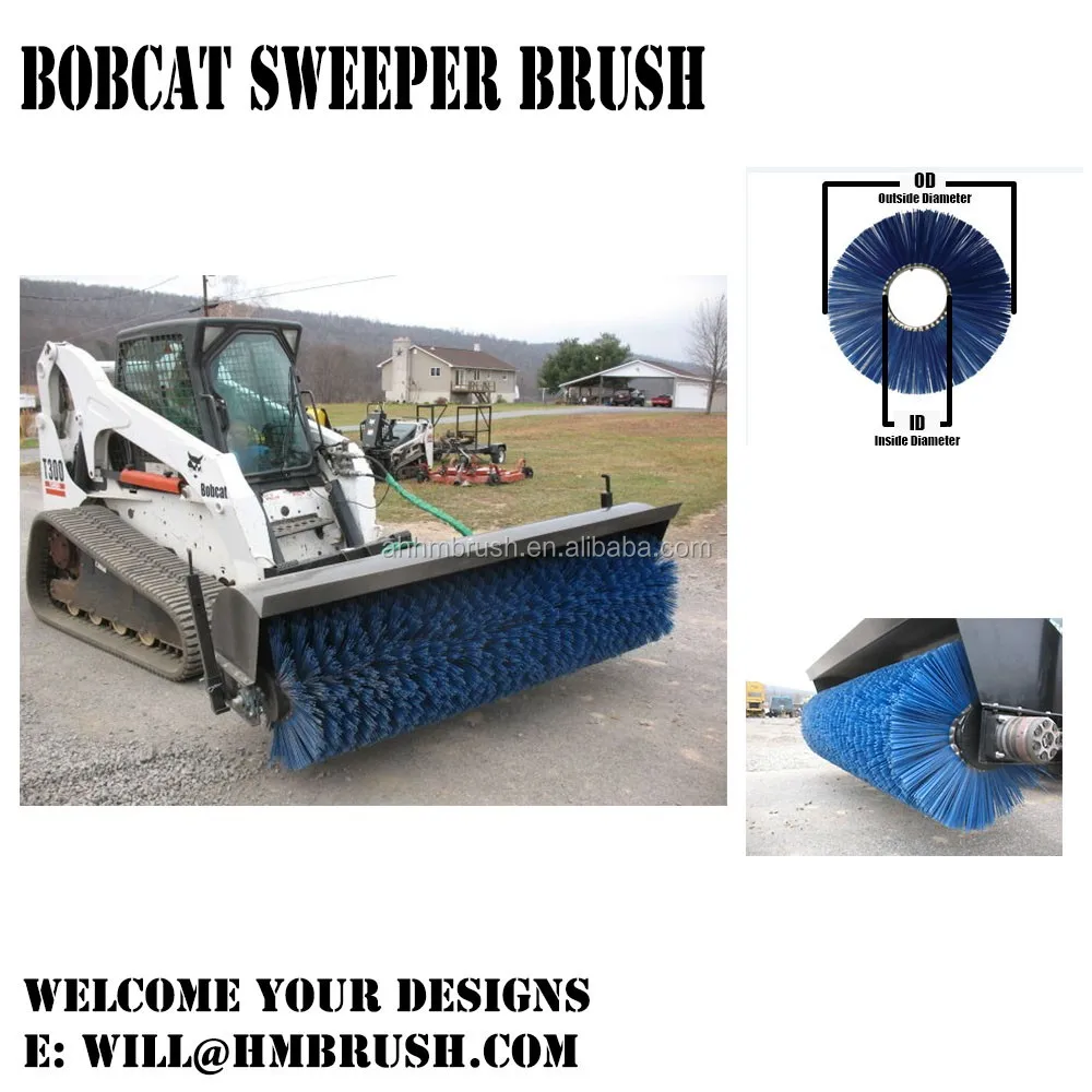 26 Inch Bobcat Skid Steer Loader Sweeper Brush Buy Sweeper Brush,Skid