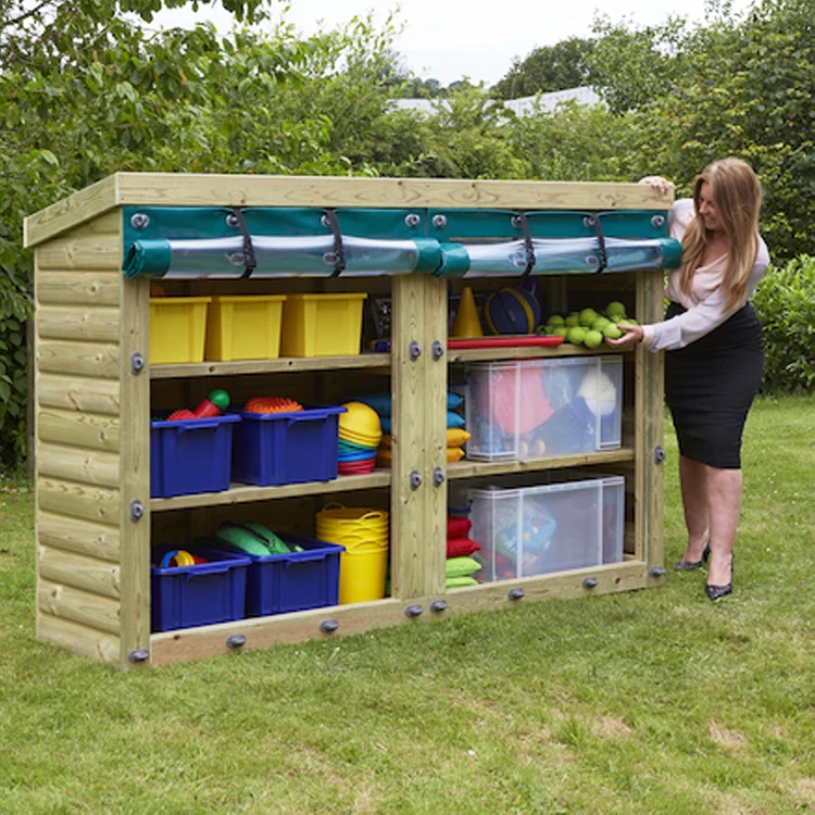 outdoor toy storage cabinet