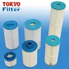 Antibacterial filter reused after washing paper pleated spa swimming pool filters