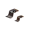 Custom black painting steel stamping wood joint fitting bracket