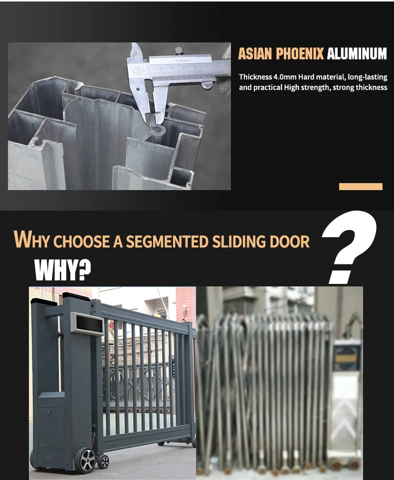 Singapore Auto Extending Gate Electric Doors Automatic Retractable