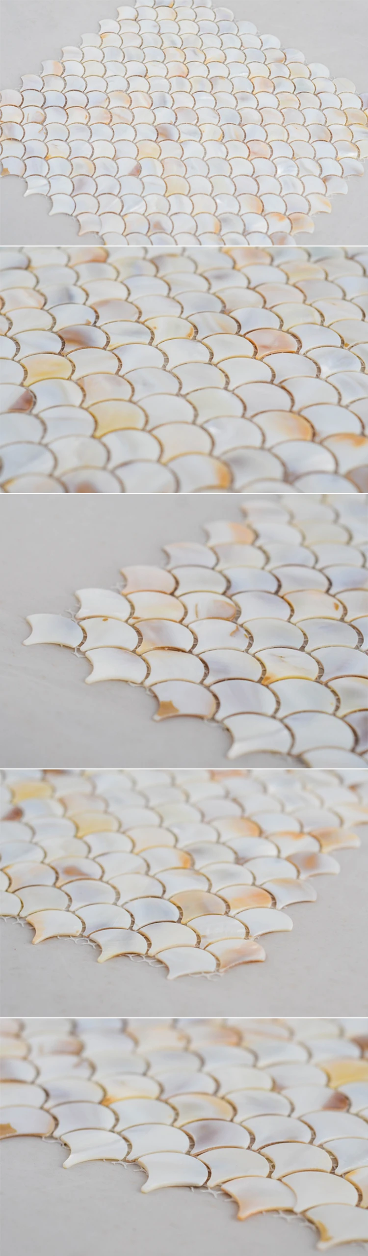 seashell backsplash mother of abalone pearl shell mosaic tile backsplash