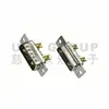 Solder type d-sub connector with golden flash