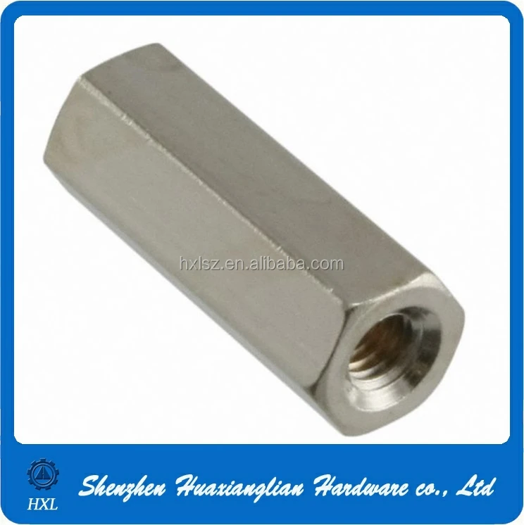 Hex Coupling Threaded Stainless Steel Spacer Nut From China Factory
