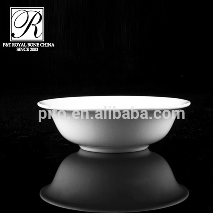 P&T Royal Ware Ceramics soup bowls Porcelain white bowls for restaurant use