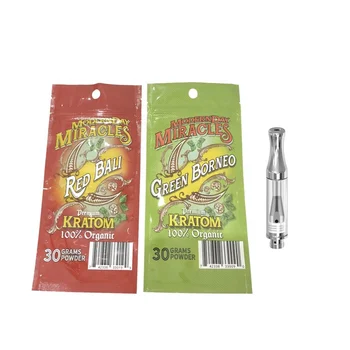 Custom Resealable Zip Mylar Cbd Oil Cart Vape Pen Cartridge Packaging Bag With Clear Window